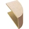 Ekena Millwork 11"W x 11"D x 22"H Wide Durham Rough Cedar Woodgrain TimberThane Corbel, Primed Tan CORUR11X11X22DURRCPR - alternate 5